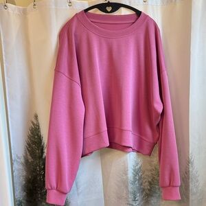 Lululemon Pink Blossom Softstreme Sweatshirt